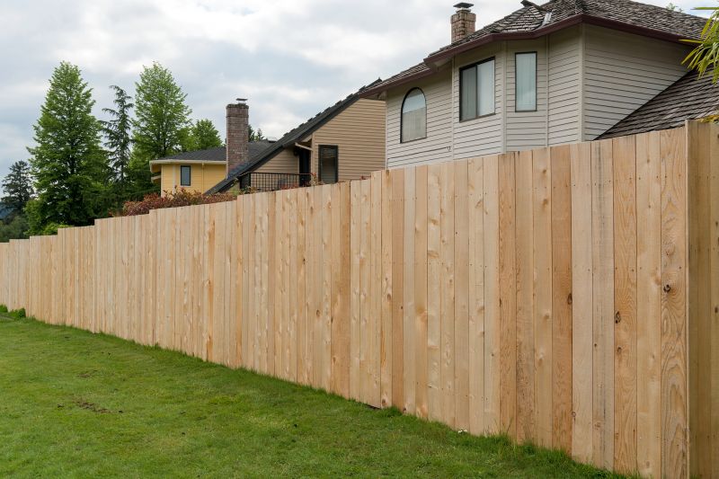 New Wooden Fence